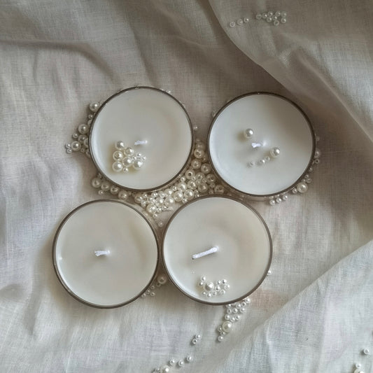 Big Tealight Unscented Candles