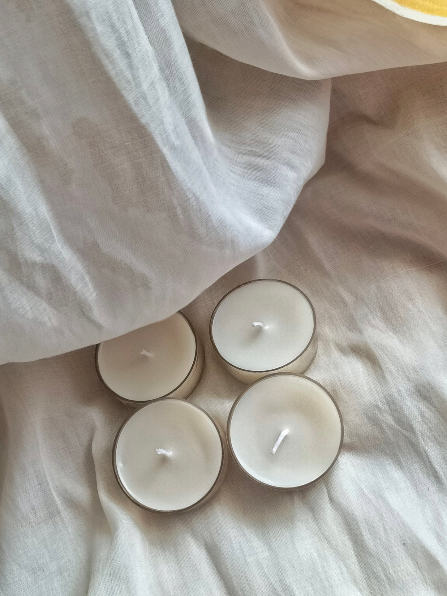 Big Tealight Unscented Candles